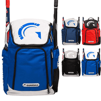 Guardian Titan Baseball Bags for Youth Boys - Kids Baseball Bag - Durable Bat Bag - Holds 2 Bats - Hook to Hang on Fence - Royal/White - New