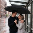 thumbnail image 6 of Bocaoying Inverted Umbrella with Carabiner Handle, Compact Wind Proof Umbrellas For Rain and Sun Protection, Compact Travel Umbrella for Backpack, Windproof Big Reverse UV Umbrellas, 12 Ribs, 6 of 7