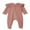 Pink, variant on Bagilaanoe Toddler Baby Girls Footie One-pieces Long Sleeve Jumpsuit 6M 9M 12M 24M 3T Kids Ruffle Romper Casual Clothing