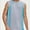 Grey, variant on Men's Summer Ice Silk T Shirt Vest Round Neck Athletic Casual Breathable Loose Fit Vest for Men