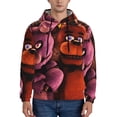 thumbnail image 2 of Lsque Five Nights At Freddy'S Pattern Casual Men's Hoodie,Hooded Sweatshirt with Kangaroo Pocket,Pullover Hoodie-3X-Large, 2 of 8