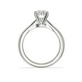thumbnail image 2 of 1.00 Ct Oval Cut Natural Diamond Stylish Solitaire Ring for Anniversary Solid 14K White Gold Size 4, 2 of 6