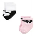 thumbnail image 5 of Hudson Baby Infant Girl Cotton Rich Newborn and Terry Socks, Bows 12-Pack, 6-12 Months, 5 of 8