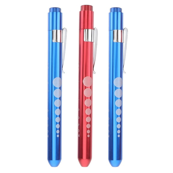 HIBIBUD 3pcs LED Pen Lights for Nurses (Random Color)