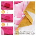 thumbnail image 7 of Catalonia  Girl's Princess Hooded Poncho Towel for Ages 2 to 6, 100% Cotton Swimwear Cover-Ups, 7 of 7