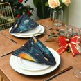 thumbnail image 3 of WOBOGO Cartoon Degas-style Cosmic Background Cloth Napkins 1 Piece Soft Elegant Touch Durable Absorbent Quick Drying for Elegant Dining, 3 of 8
