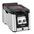 thumbnail image 1 of Freidora eléctrica T-Fal de acero inoxidable, 3.5 L, aceite, 1800 W, 1 of 9
