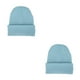 thumbnail image 1 of Sonducket Beanie Hats Gorros de punto Skullcap Headwear Accesorios para el cabello Azul claro Azul claro 2Conjunto, 1 of 6