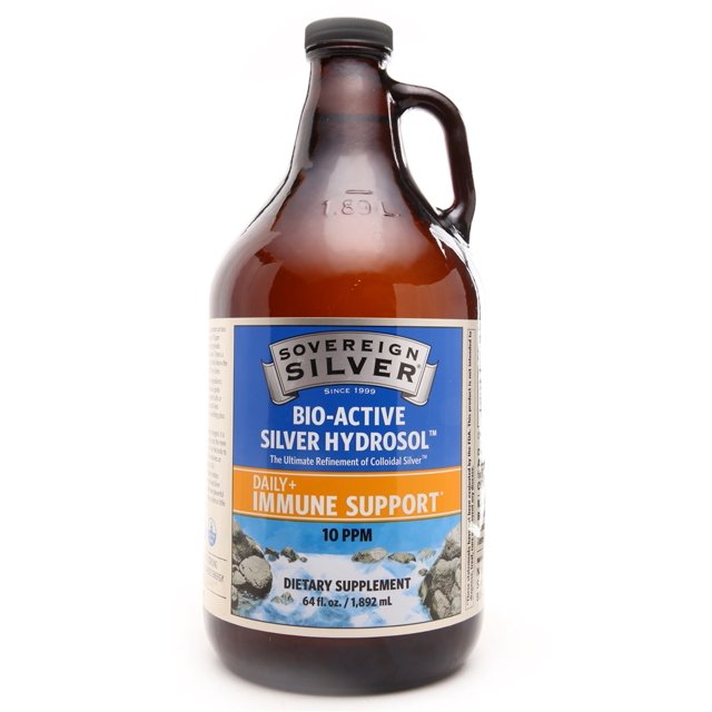 Sovereign Silver - Bio-Active Silver Hydrosol 10 Ppm - 64 fl. oz.