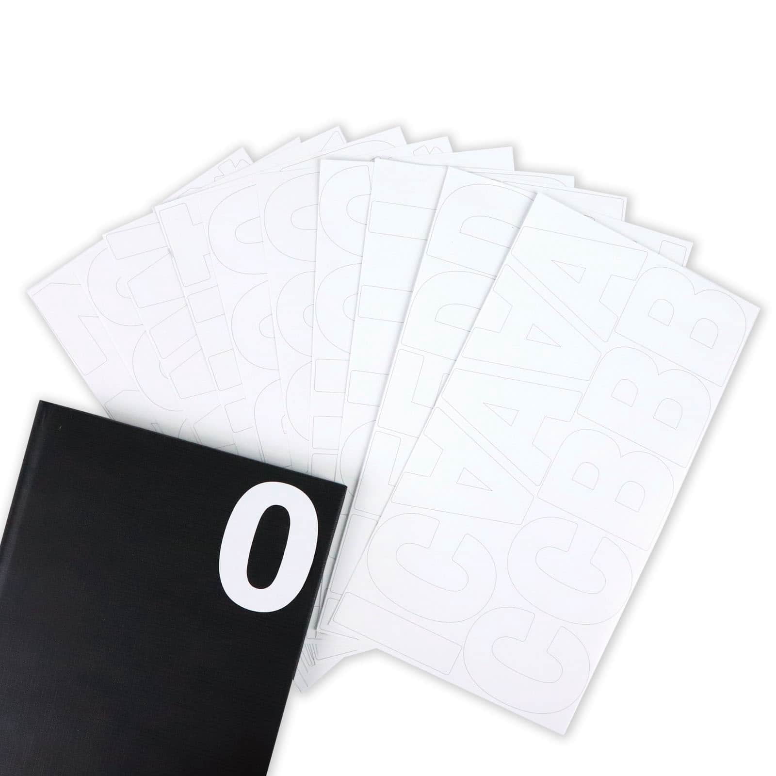 Recollections White Alphabet Stickers, 12 Pack