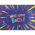 thumbnail image 5 of 5'3" x 4' (63 x 48 inch) Area Rug, Pad Welcome Back with Burst Explosion Nursery Rugs Floor Mat for Kids Playing Room Living Room Bedroom, 5 of 6