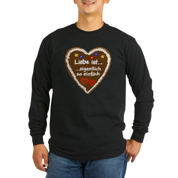 CafePress - Liebe Ist... 2 Long Sleeve Dark T Shirt - Long Sleeve Dark T-Shirt