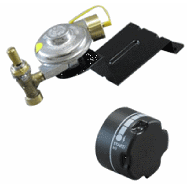 er Q100 Q120 Grill Valve & Regulator Assembly and Knob Kit Genuine