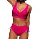 thumbnail image 1 of Cómodo traje de baño de dos piezas de vendaje de bikini sin espalda sólido para mujer Conjunto de ropa de playa OAVQHLG3B Store lin121212, 1 of 4
