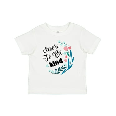 Inktastic Choose to Be Kind Girls Toddler T-Shirt