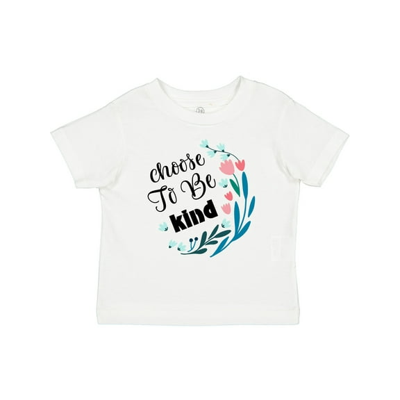 Inktastic Choose to Be Kind Girls Toddler T-Shirt
