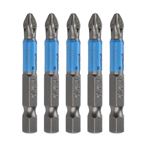50 mm PH2 S2 Broca cruzada Cabeza de taladro Destornillador de vástago hexagonal Broca (30 piezas) Tmvgtek Piezas de repuesto para herramientas