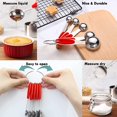 thumbnail image 4 of shiyou-Measuring Cups and Spoons Set, 10 Piece Stainless Steel Measuring Cups, Metal Measuring Spoon Cup Set for Dry Liquid Food, Measure Measurement Cups for Kitchen Cooking Baking, 4 of 4