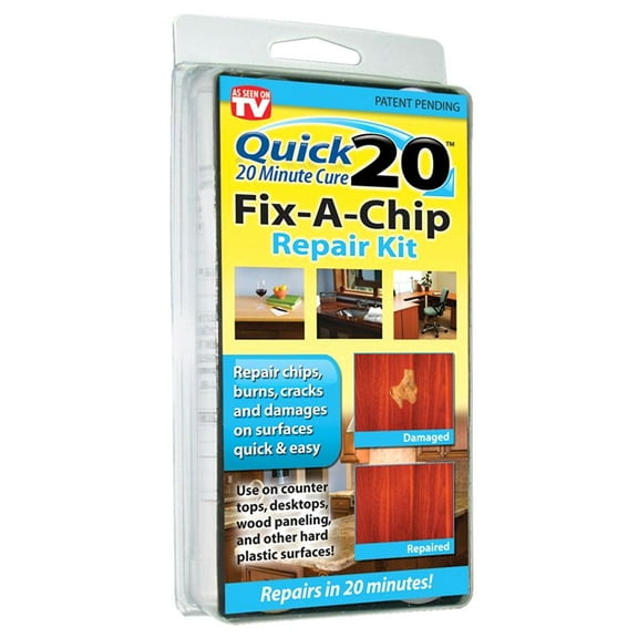 Fix-A-Chip Repair Kit - for Wooden Countertops Desktops and Furniture - 7 Colors