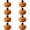 Orange, variant on HONGLIN Handmade Knitted Pumpkin Decor, Soft Crochet Pumpkin Tabletop Figurine, Rustic Farmhouse Fall Halloween Thanksgiving Ornament, Orange, 2 Pack