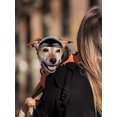 thumbnail image 4 of Cascos para mascotas, perro, gato, bicicleta, motocicleta, sombrero con agujeros para los oídos y correa ajustable, color negro, duro, para mascotas, para viajar, reutilizable, sombrero de motocicleta, 4 of 11