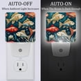 thumbnail image 2 of Fish LED Square Night Lights - Stylish and Functional Nightlight for Better Sleep - Energy Saving Plug-in Wall Light with Auto Sensor, 2 of 6