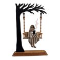 thumbnail image 6 of Halloween Ghost Cradle Swing Ornament, Ghost Figurine, Desktop Decor, Gothic Style Autumns Themed Desktop Decor, Gifts for Men Women, 6 of 7