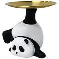 thumbnail image 1 of Resin Panda Key Tray Decorative Storage Ornament Multifunctional Jewelry Holder Thickened Design Entryway Desktop Organizer, 1 of 4