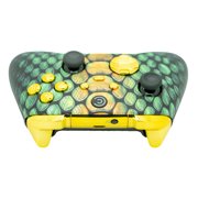 Custom Controllerzz Designer Series Custom Wireless Controller for PC, Windows, Series X/S & One - Multiple Designs Available (Viper Grid & Gold Chrome Inserts)
