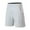 White, variant on Men's 5 Inch Workout Sweat Shorts Cotton Elastic Waist Casual Gym Athletic Lightweight with Pockets Summer Beach Lounge Shorts
