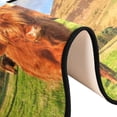 thumbnail image 6 of SKYSONIC Highland Cow Meadow Runner Rug, 2'¡Á6' with Rubber Backing Scottish Grassland Animal Non Slip Entryway Rug Runner Washable Soft Area Rug Carpet for Hallway Bedroom Kitchen Decor, 6 of 6