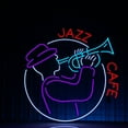 thumbnail image 2 of Jazz Coffee Neon Sign, Coffee Neon Lights Signboard, 2 of 4