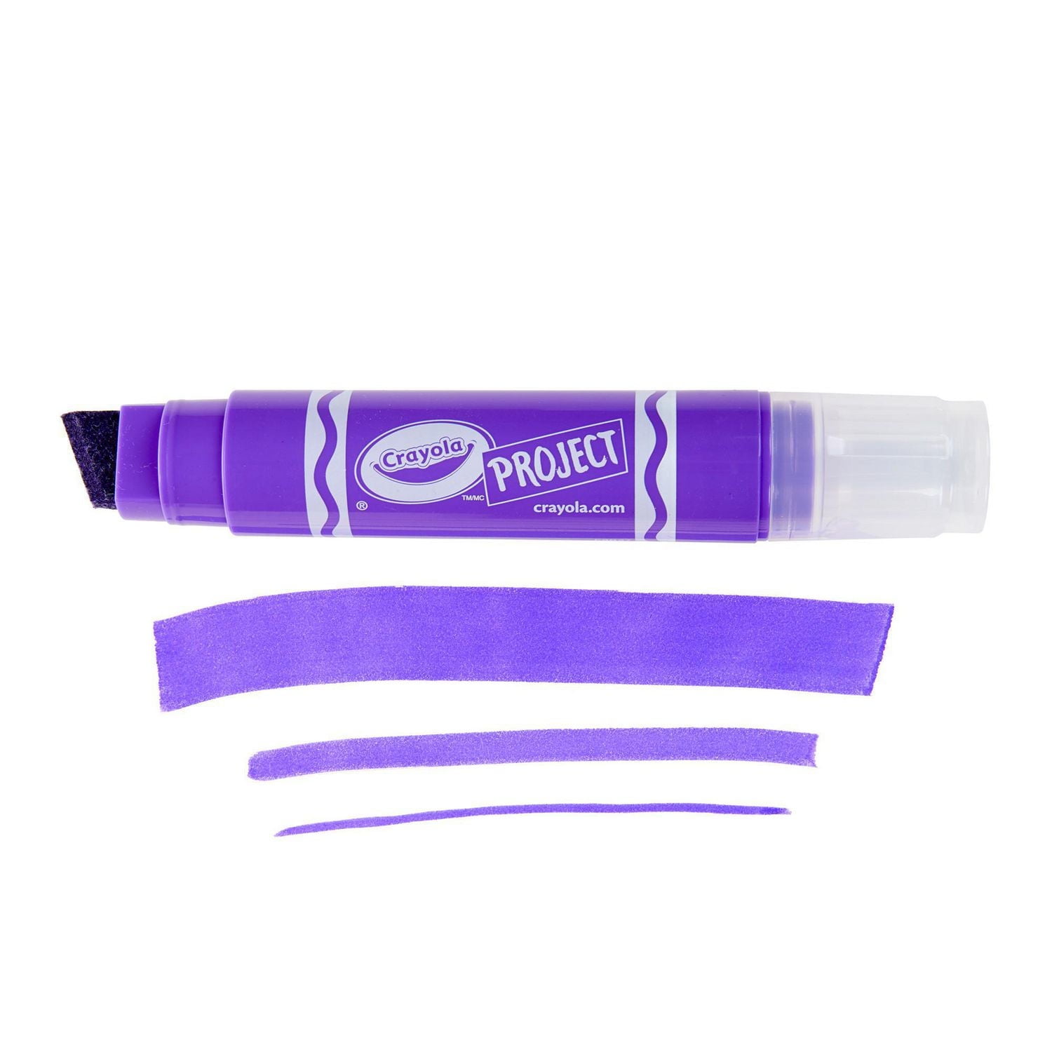 4 marqueurs d'affiches XL Crayola Project - Couleurs vives