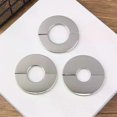 thumbnail image 2 of Stainless Steel Water Pipe Faucet Decorative Cover Pipe Wall Covers Faucet Accessories Self-Adhesive Pipe Wall Decorative Cover, 2 of 5