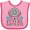 Pink and Fuchsia, variant on Inktastic Future Dart Player Dart Board Boys or Girls Baby Bib