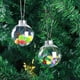 thumbnail image 4 of 15 Pcs Round Clear Christmas Balls Fillable Diy Balls Made Of Plastic Christmas Balls Tree Decorati, 4 of 5