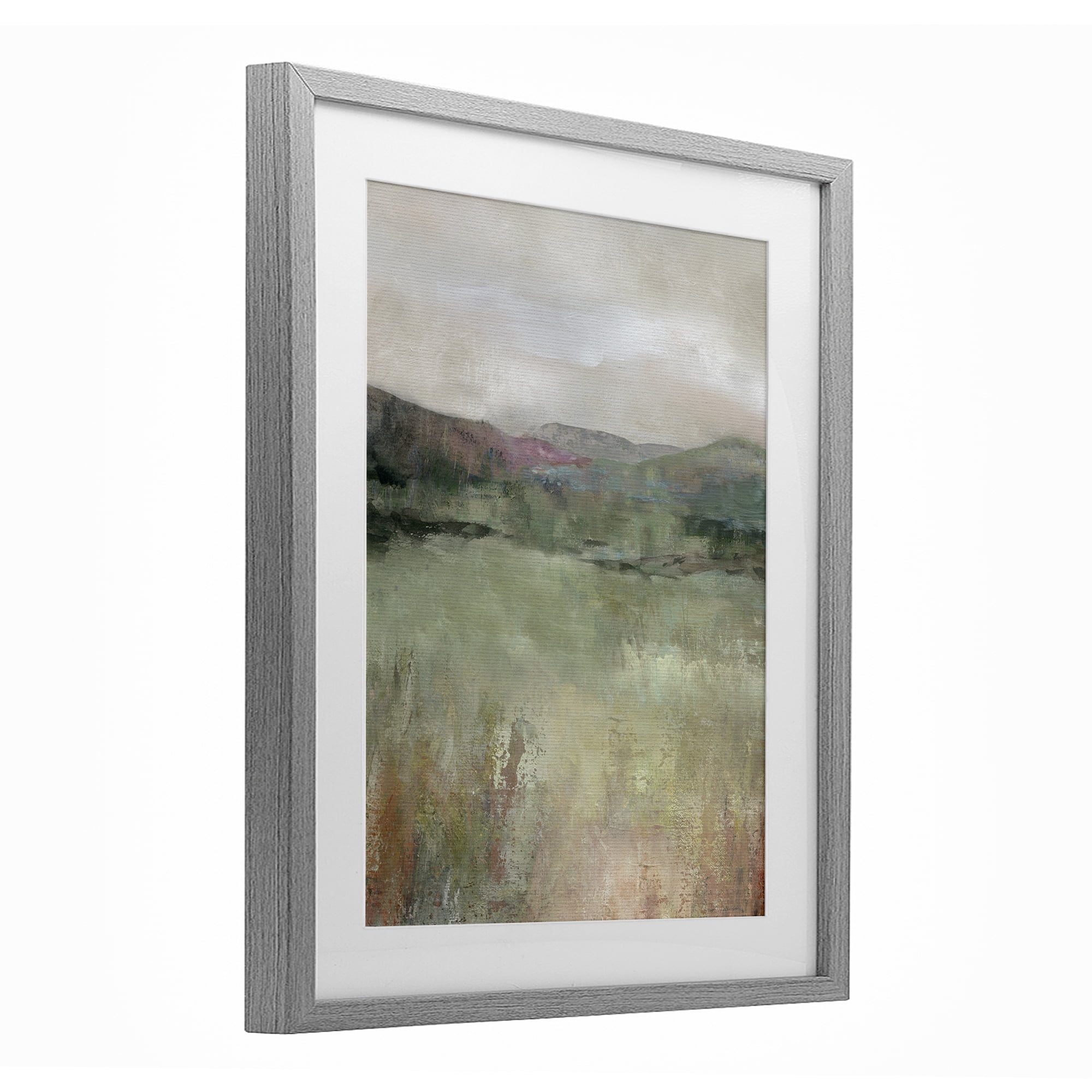Stupell Industries Glimpse Of Spring Gray Framed Print Under Glass, design by Carol Robinson
