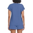 thumbnail image 4 of MINTREUS Women's Knit Pajamas Set Ruffle Sleeves Sleepwear Casual 2 Piece Pjs Soft Loungewear with Pockets, 4 of 6