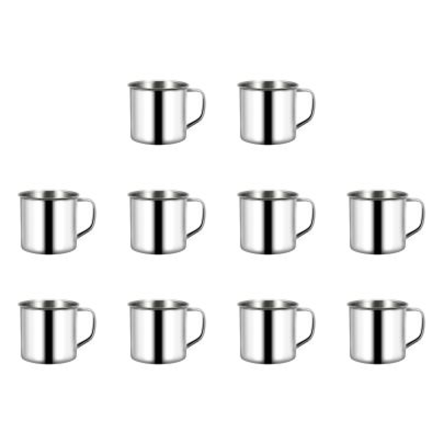 Tazas Acero Inoxidable Té Y Térmico Metal 200 Ml