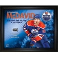 thumbnail image 1 of Connor McDavid 16x20 Photo Frame with Game-Used Net - Edmonton Oilers, 1 of 8