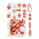 thumbnail image 5 of 16pc Christmas Balls Colorful Balls Christmas Tree Decorations Christmas Decorations Pendants, 5 of 5