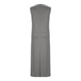 thumbnail image 6 of Coorders No Boundaries Women’s and Women’s Plus Boho Dress, Sleeveless for Summer , Gray,Size,XL, 6 of 8