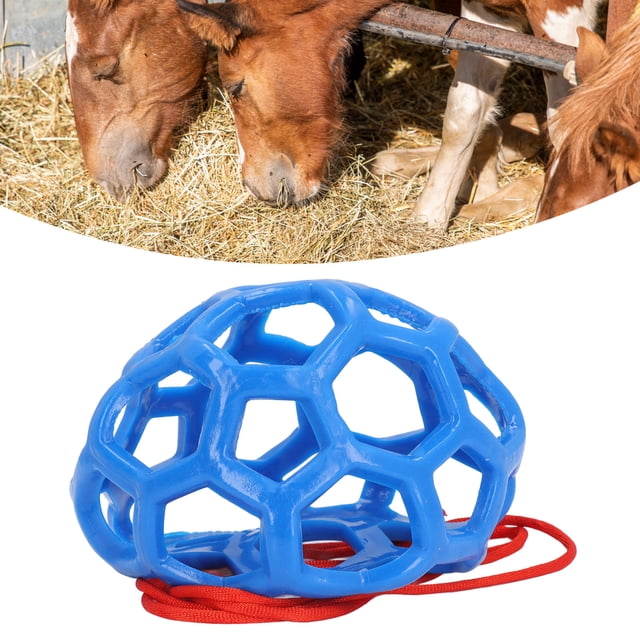 Bola De Regalo Para Caballos, Juguete De Alimentación Colgante, Diseño De Celosía De Goma