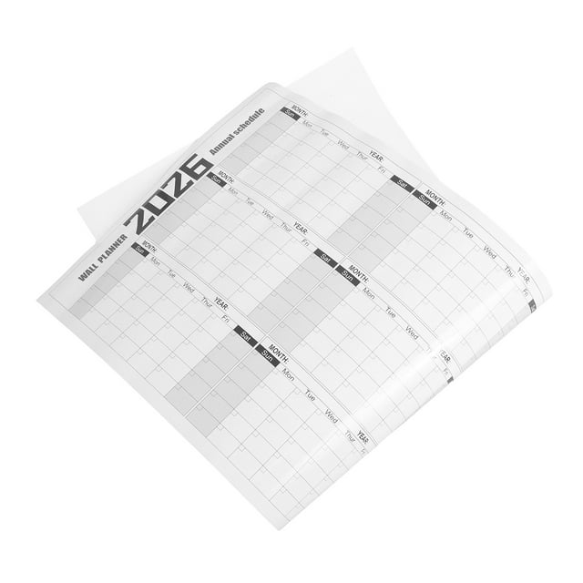 CRAFTHROU Reusable Black Dry Erase Calendar for Wall with Large Monthly Planner for Home Use