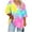 Multicolor, variant on Womens Tops Women Summer Tops Going Out Workout Slim Fit T Shirt Basic Casual Dressy Fashion Trendy Tee Y2K Top Business Casual Tops For Women