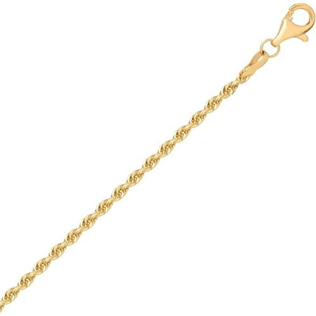 Simply Gold 10K Yellow Gold 18" 1.51MM Rope Chain