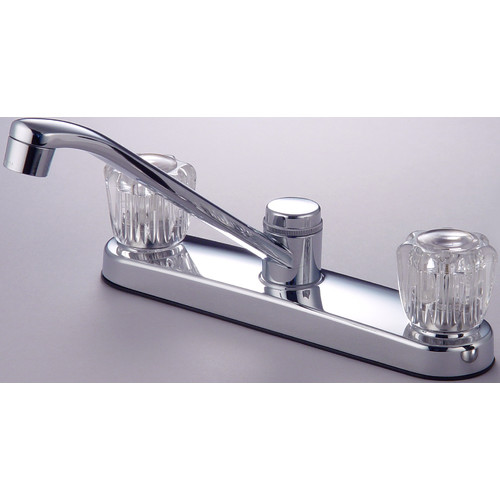 Hardware House 2Handle Kitchen Faucet *No Sprayer* Finish Chrome