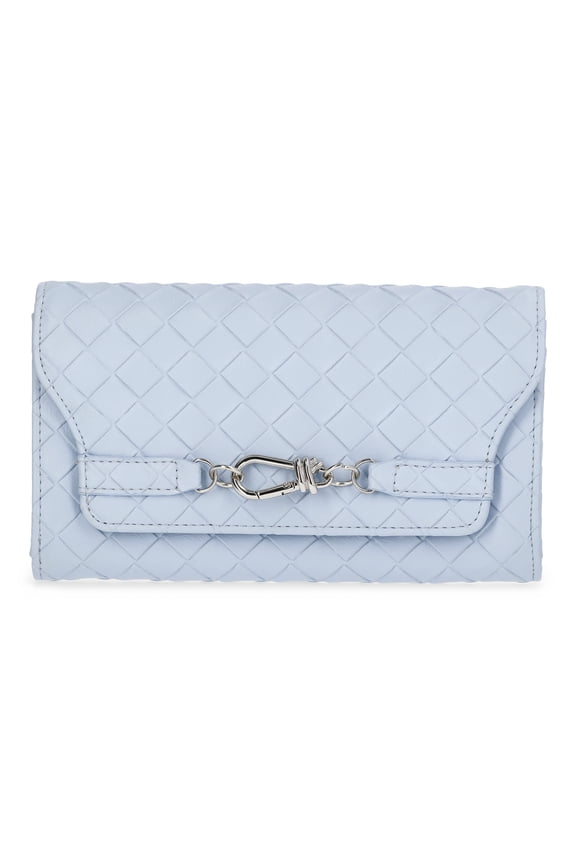 Women's Scarlet Envelope Wallet, Bashful Blue