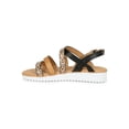 thumbnail image 4 of Bamboo Open Toe Strappy Lug Sole Sandal 20088, 4 of 6