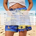 thumbnail image 7 of Pounoo Athletic Shorts Elastic Drawstring Waist Side Pocket Sunset Palm Tree Print Plain Detail Relaxed Fit Shorts Beach Breathable Halara Shorts for Women Gift, 7 of 7